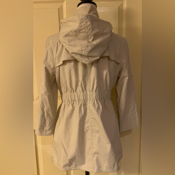 Armani Exchange Lightweight Khaki Removable Hood Jacket Size M - Picture 2 of 2